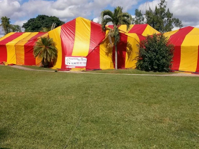 Fumigation Tent Over Home