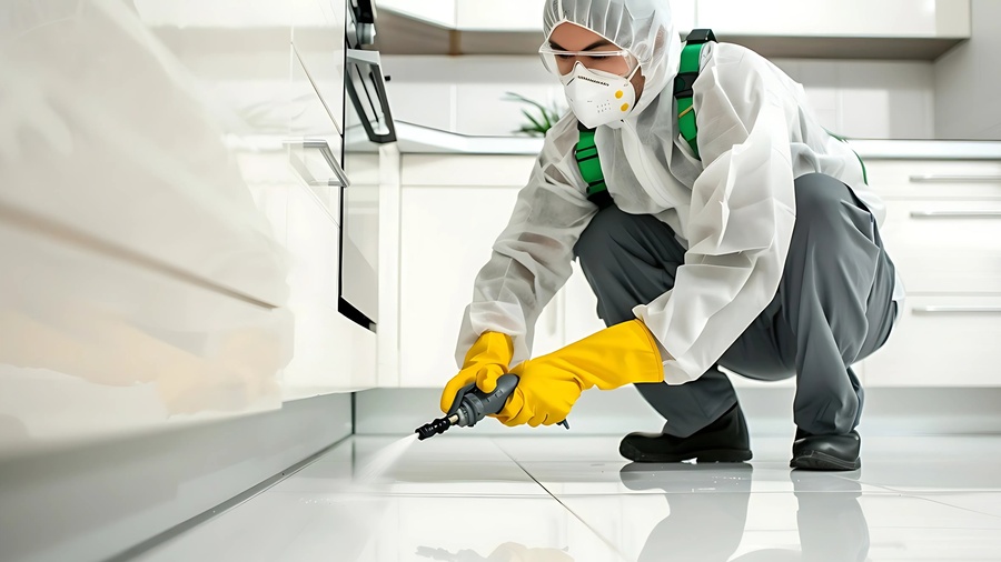 Pest Control Expert at a resi